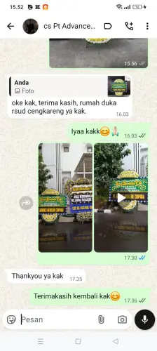 Testimonial Papan Bunga Pernikahan conggeang wetan