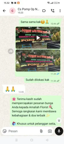 Testimonial Papan Bunga conggeang wetan