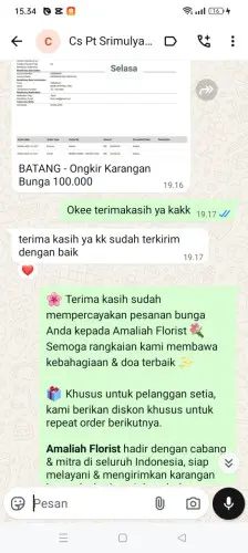 Testimonial Papan Bunga conggeang wetan