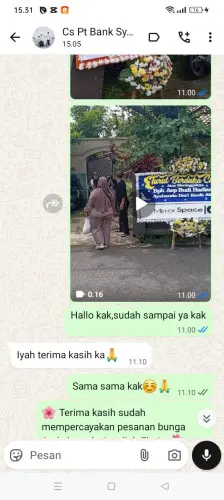 Testimonial Papan Bunga conggeang wetan