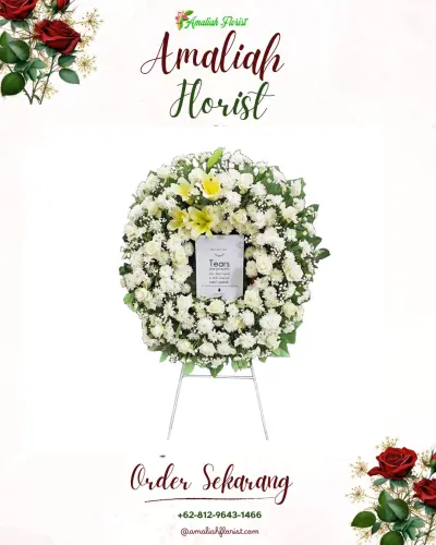 Krans Bunga Duka Cita conggeang wetan